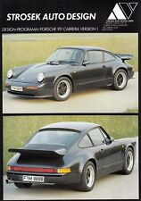 Porsche 911 G-Model Version 1 Rosek Tuning Brochure Brochure Sheet Prices AN