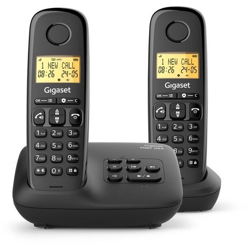 Gigaset basic 100a duo - 100a, noir