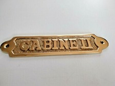 Plaque de porte laiton massif