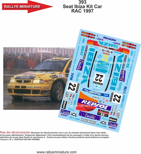 Decals ref 0393 seat - decals, 1/24