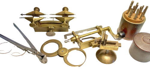 Lot outils horloger antique - lot,