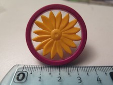 roue avec fleur de char ou de charette de fées Fairy world PLAYMOBIL 4158 9823