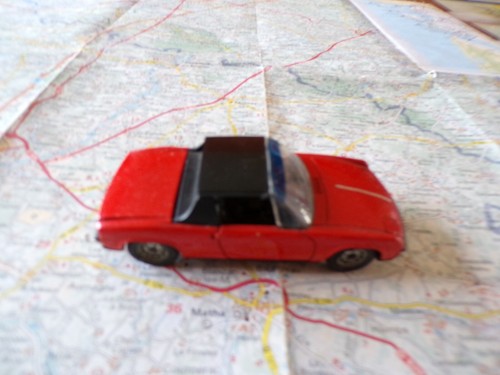 Porsche 914 rouge - porsche,