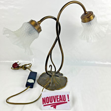 ➜VINTAGE ART NOUVEAU/DECO GLASS TABLE/DESK/LAY LAMP France