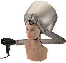 Bonnet diffuseur casque soufflant sylver dry  pour sèche cheveux à main 