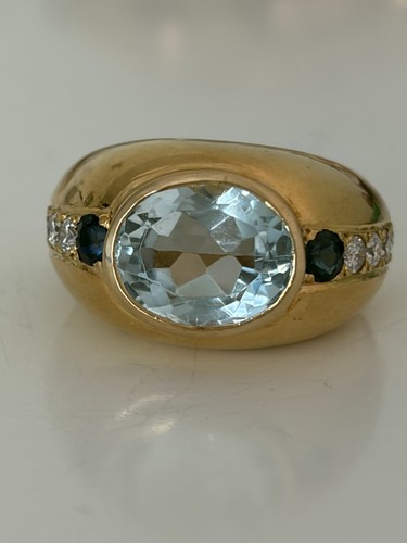 7891 bague jonc vintage - jonc, or