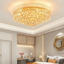 24" Golden Ceiling Light
