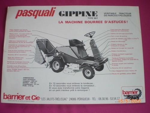 Ancien prospectus - ancien,