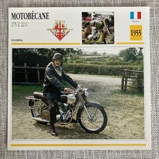 Motobecane 175 Z 22 C Touring 1955 France Edito Service Atlas Motorcycle Card