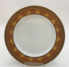 Assiette à salade rouge Versace by Rosenthal Medusa INUTILISÉE 22,5 cm/8,9"