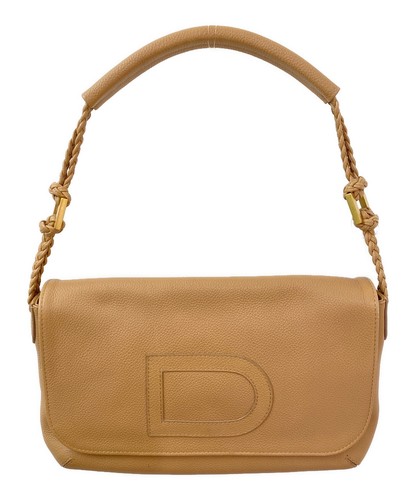 Delvaux beige leather handbag - leather,