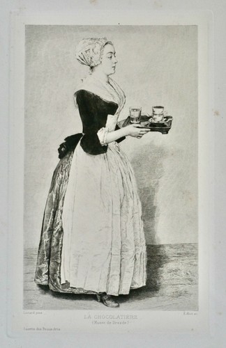 Chocolatiere gravure orig - la,