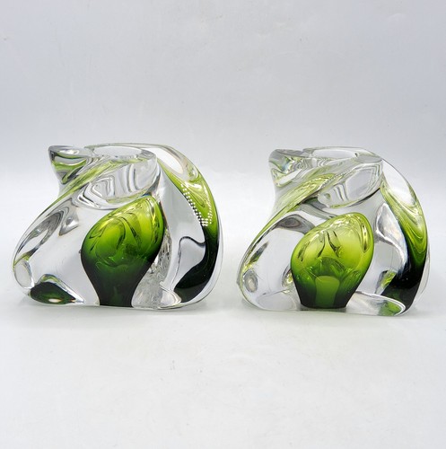 Paire bougeoirs cristal - bougeoirs,