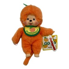 Peluche Sekiguchi Monchichi 7,5 pouces style orange mandarin Shizuoka Limited