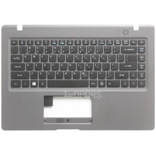 New For Acer Aspire One Cloudbook 14 AO1-431-C2Q8 Grey Palmrest & US Keyboard