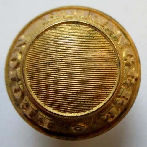 Bouton bombé métal doré - en,