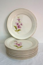 12 assiettes plates Gien