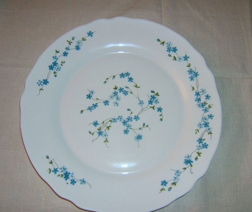 Vintage plat service - service, rond