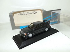 MERCEDES 190 E EVO 2 STREET Blue Black Met MINICHAMPS 1:43