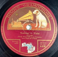 Jack Hylton : Shalimar / I'm