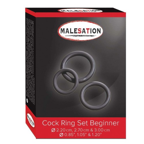 Malesation cock ring set - malesation,