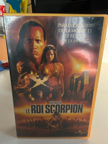Cassette vhs roi scorpion - cassette,