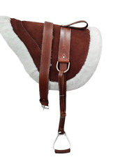 Tapis de selle sans arbre premium pour équitation Western English Horse Ridin...