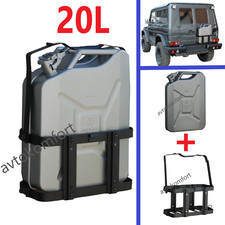 Réservoir de carburant en acier de 20 L avec support bidon d'essence pack con...