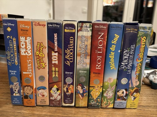 Lot cassettes vhs walt - lot,