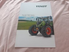 Fendt 700 Vario 714 716 718 720 722 724 brochure catalogue 16 pages