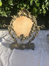 Ancien Miroir Sur Pied En