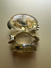 Ancien porte-serviette doré