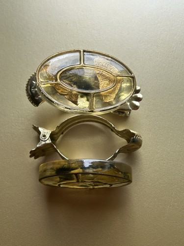 Ancien porte serviette doré - porte-serviette,