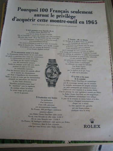Publicité presse montres - de,