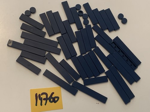 Lot pièces lisses bleu - lot,