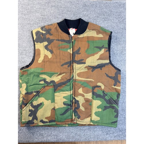 Vintage camo vest mens - camo,