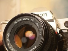 Canon  AE-1   avec objectif