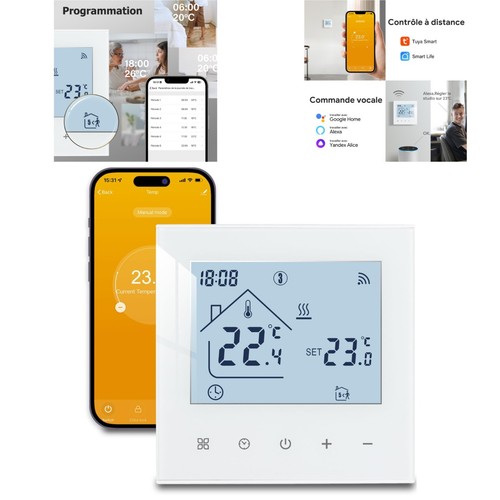 Thermostat wifi beok pour - thermostat,