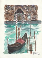 Lithographie ou peinture à