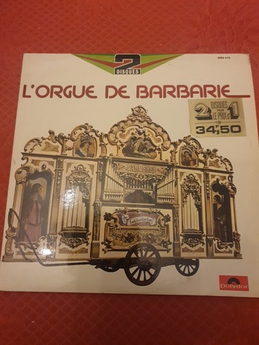 Vinyle orgue de - 33, l'orgue