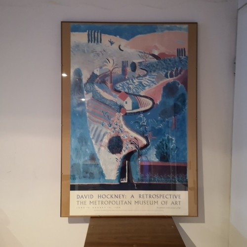 rare Affiche David Hockney