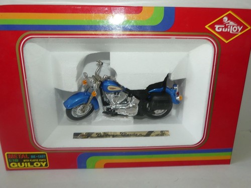 Moto custom classic bleu - custom,