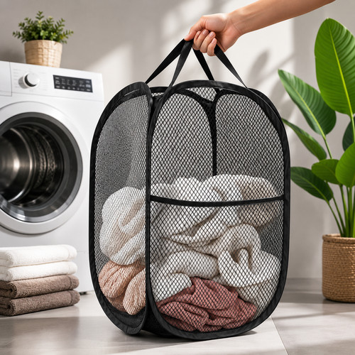 Panier linge pliable - panier,