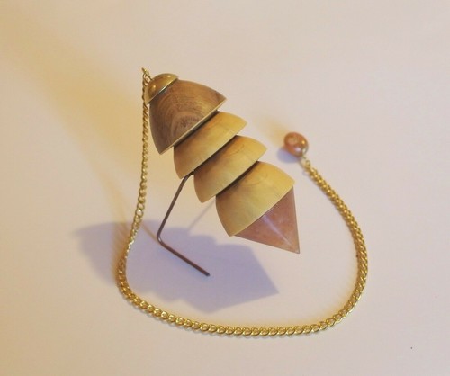 Pendule chene buis - chene, calcite