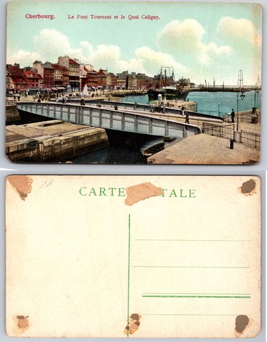 Cherbourg pont tournant le - pont,