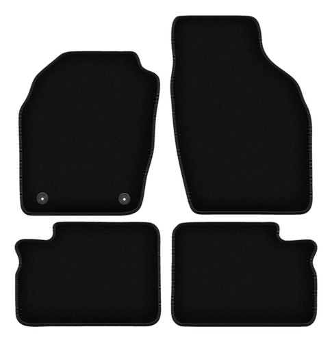 Tapis sol velours noir - velours,