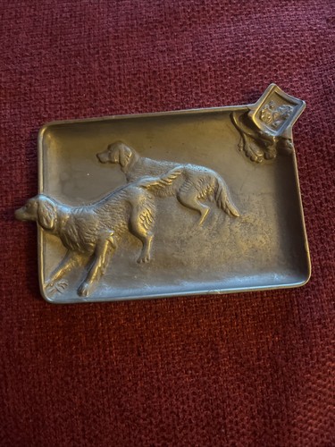 Ancien cendrier laiton - ancien,