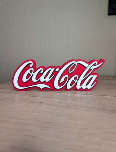 Plaque logo coca cola - plaque,