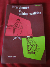 Interphones et talkies-walkies