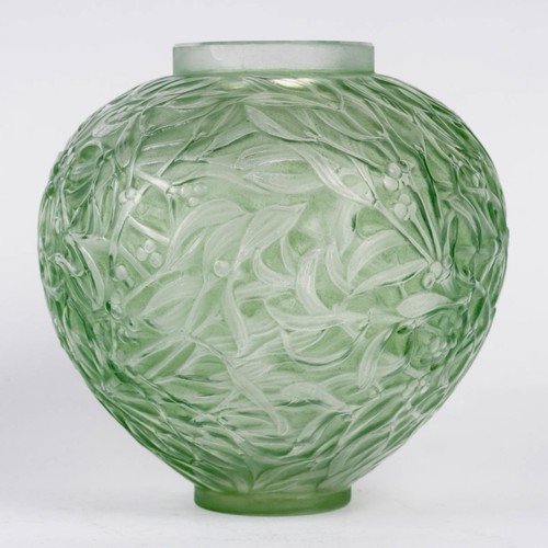 Vase gui verre patine - verre, vert